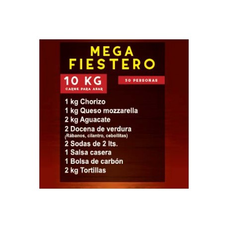 Paq 7 Mega Fiestero 10kg Paleta