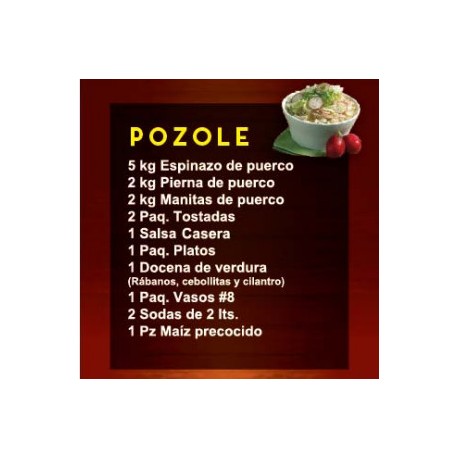 Paq Esp 20 Pozole (5Kg Espinazo)