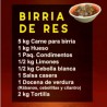 Paq Esp 22 Birria de res (5kg Carne P/ Birria)