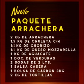 Paq Mix 27 Arrachera (2kg de arrachera-1.5kg chuleta c/h)