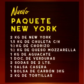 Paq Mix 28 New york (2kg de new york-1.5kg de chuleta c/h)