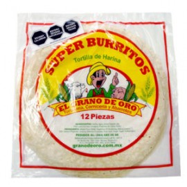 Tortilla de harina  12 p/burrito Pq