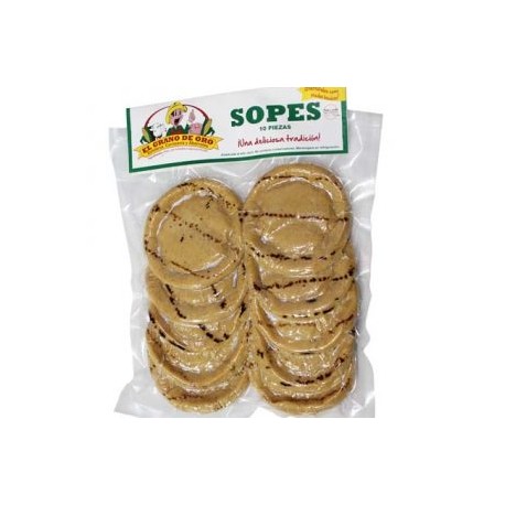 Sopes De Maiz 10 Pz