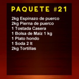 Paq Mix 21 (2kg espinazo pco-2kg pierna pco)